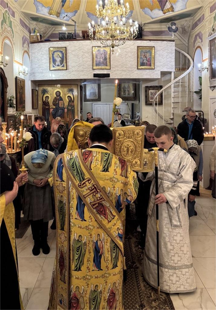 Всенічне бдіння напередодні 25-ї неділі після П’ятдесятниці.Апостола Андрія Першозваного.