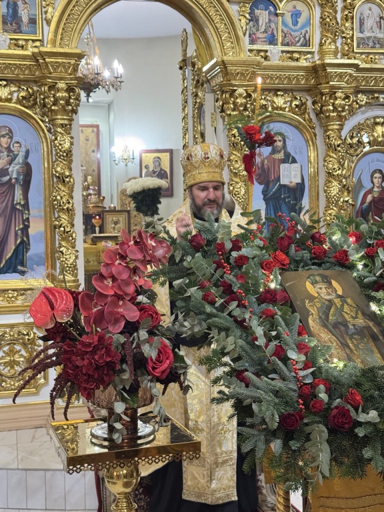 Всенічне бдіння напередодні дня пам’яті Святителя Миколая,архієпископа Мир Лікійських,чудотворця.