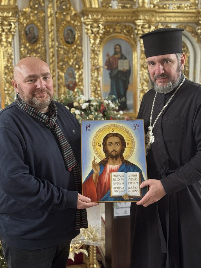Заступник начальника Полтавської ОВА Антон Чубенко відвідав обитель у свято Богоявлення.