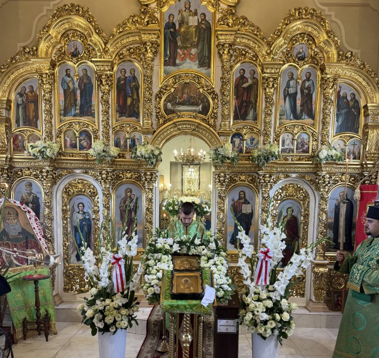 Всенічна храмового свята першого престолу, Преподобного Серафима Саровського.