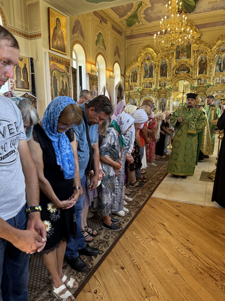 Всенічна храмового свята першого престолу, Преподобного Серафима Саровського.