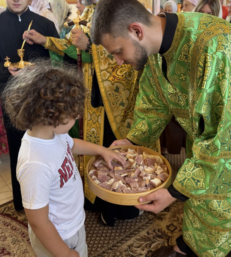 Всенічна храмового свята першого престолу, Преподобного Серафима Саровського.